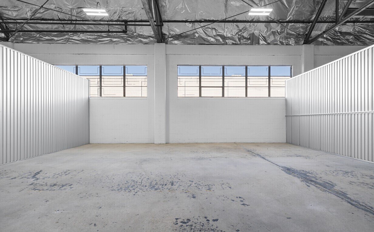 Warehouse space with windows
