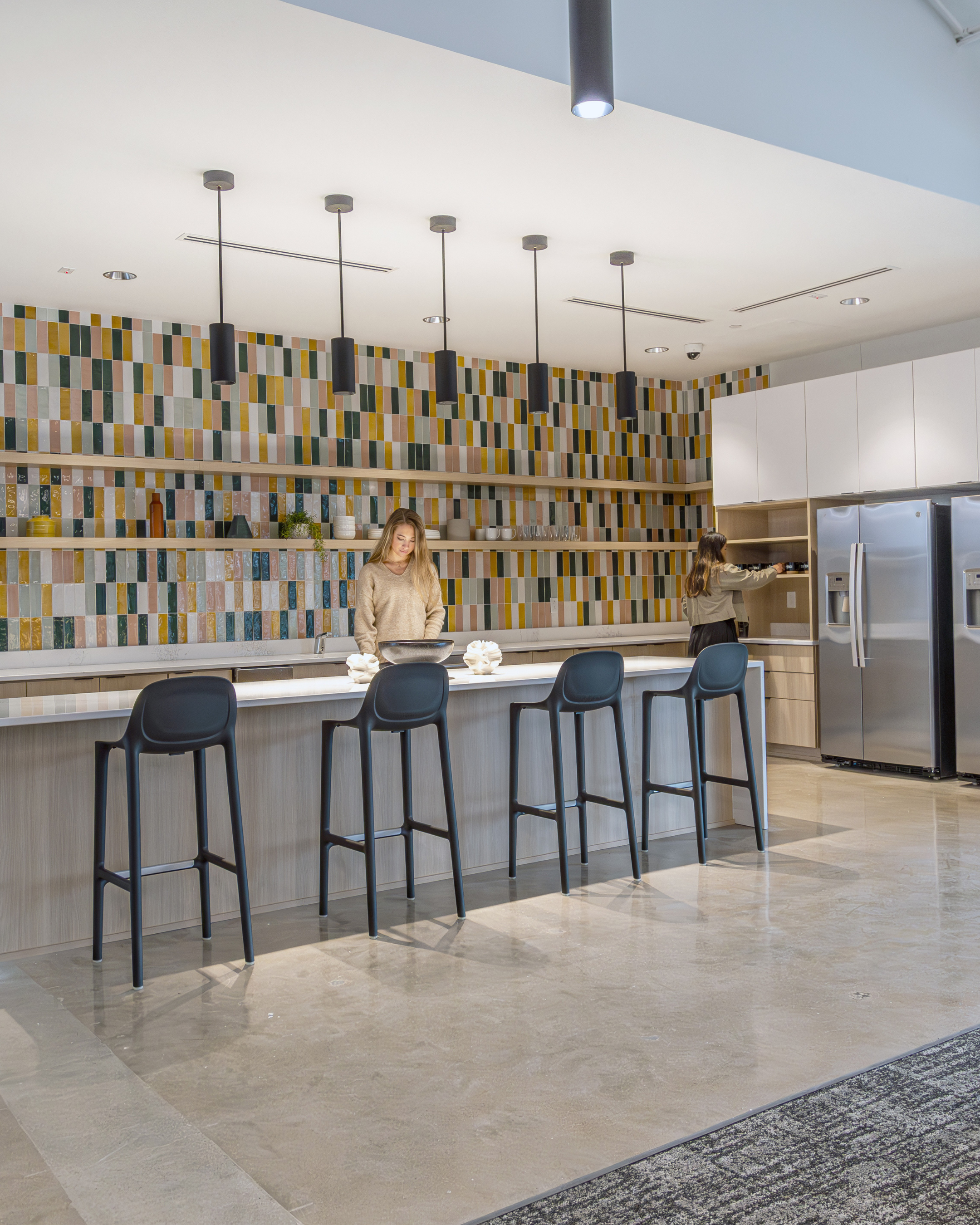 Kitchen and communal area